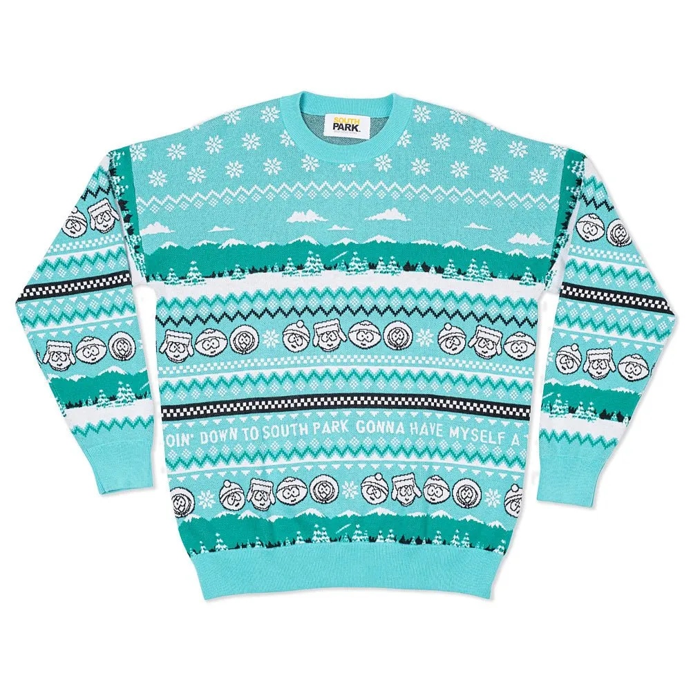 South Park 2024 Exclusive Knit Holiday Sweater sold by MTV