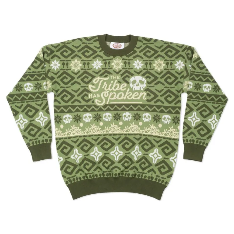 Survivor 2024 Exclusive Knit Holiday Sweater sold by MTV