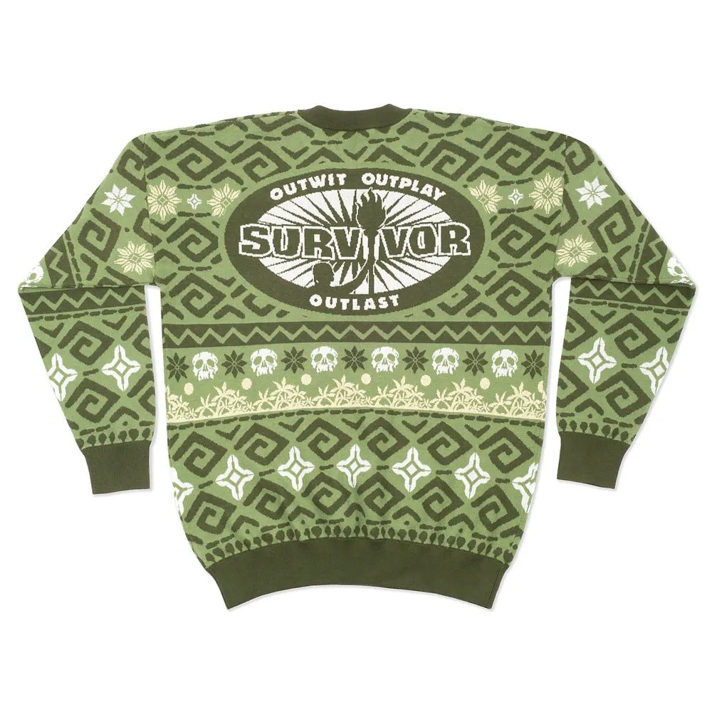 Survivor 2024 Exclusive Knit Holiday Sweater sold by MTV product image thumbnail 2