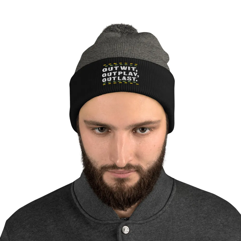Survivor Outwit, Outplay, Outlast Pom Pom Beanie sold by MTV product image thumbnail 2