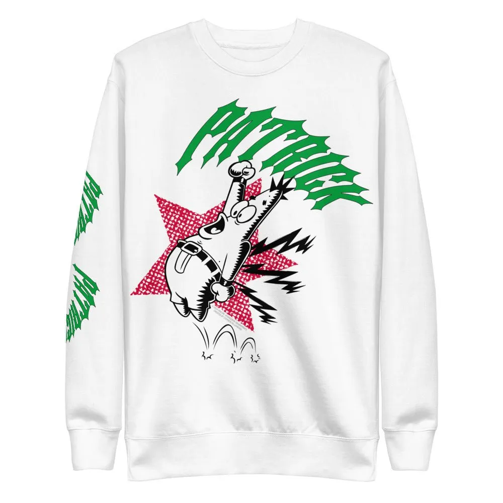 SpongeBob SquarePants Patrick Punk Rock Unisex Sweatshirt sold by MTV