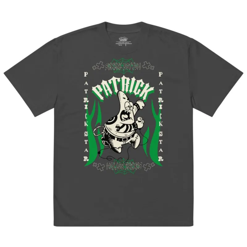 SpongeBob SquarePants Patrick Punk Rock Faded T-Shirt sold by MTV