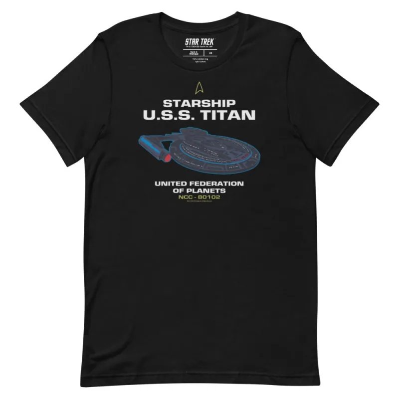 Star Trek: Lower Decks U.S.S. Titan T-Shirt sold by MTV