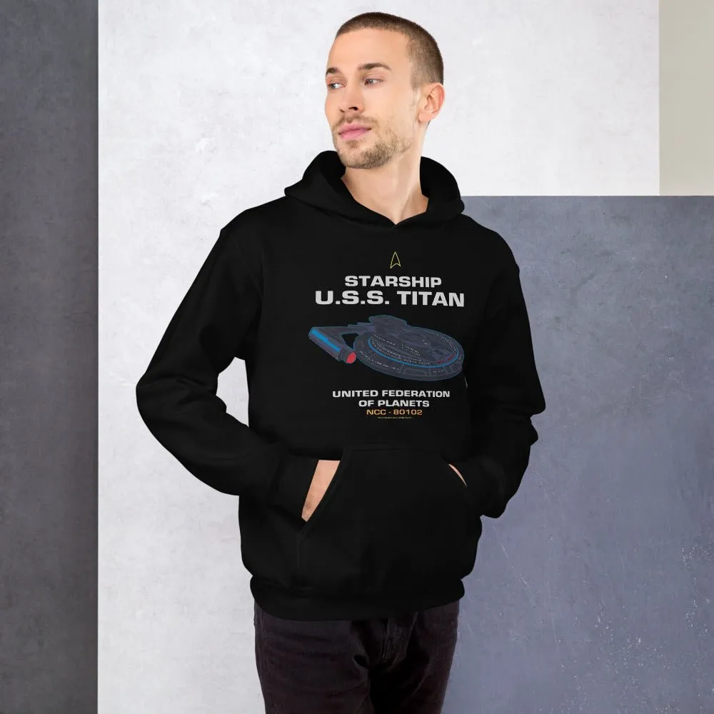 Star Trek: Lower Decks U.S.S. Titan Hoodie sold by MTV product image thumbnail 2