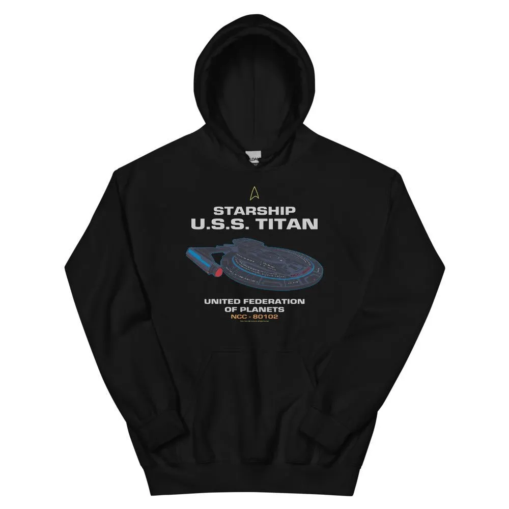 Star Trek: Lower Decks U.S.S. Titan Hoodie sold by MTV