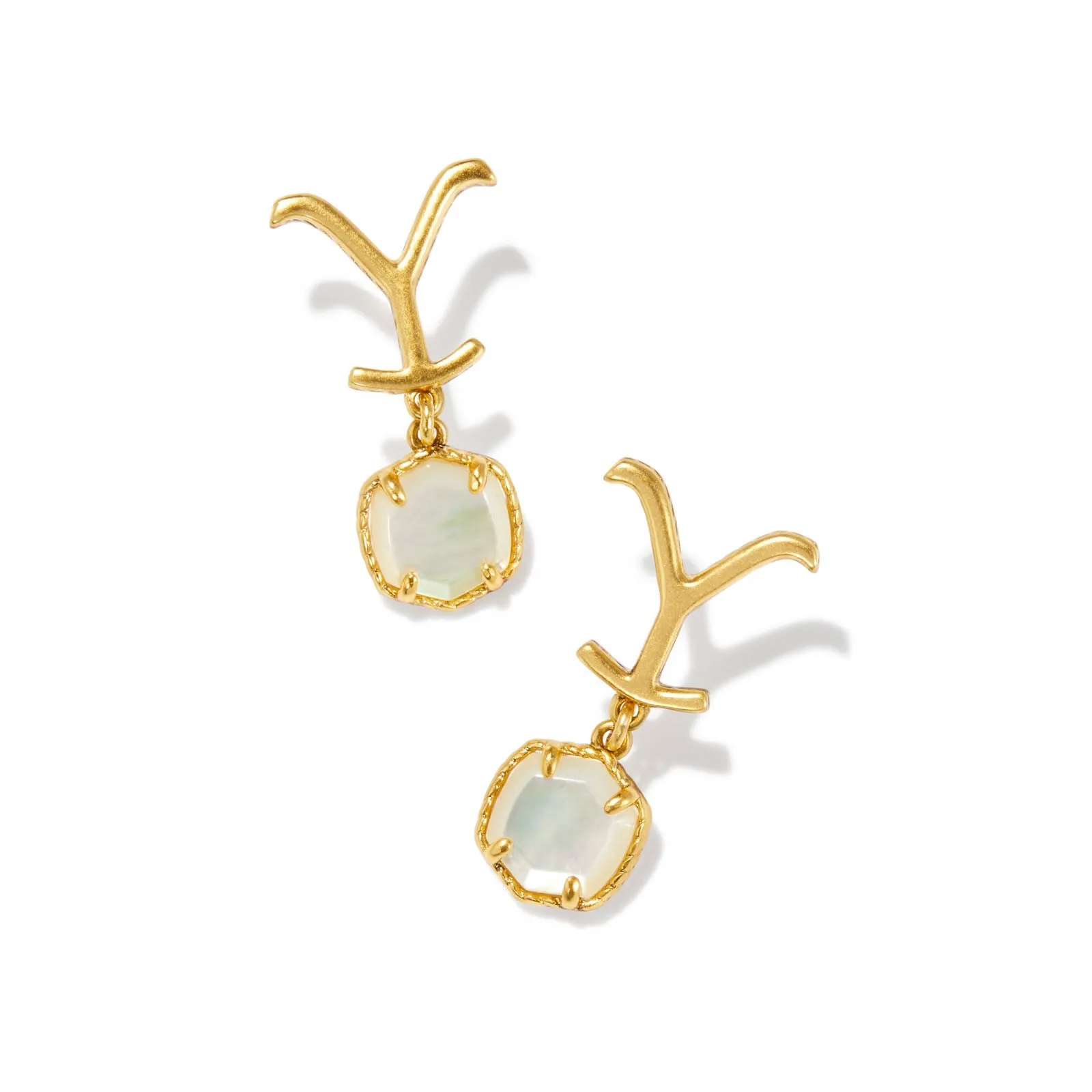 Yellow Rose by Kendra Scott x Yellowstone Dutton Drop Earring sold by MTV