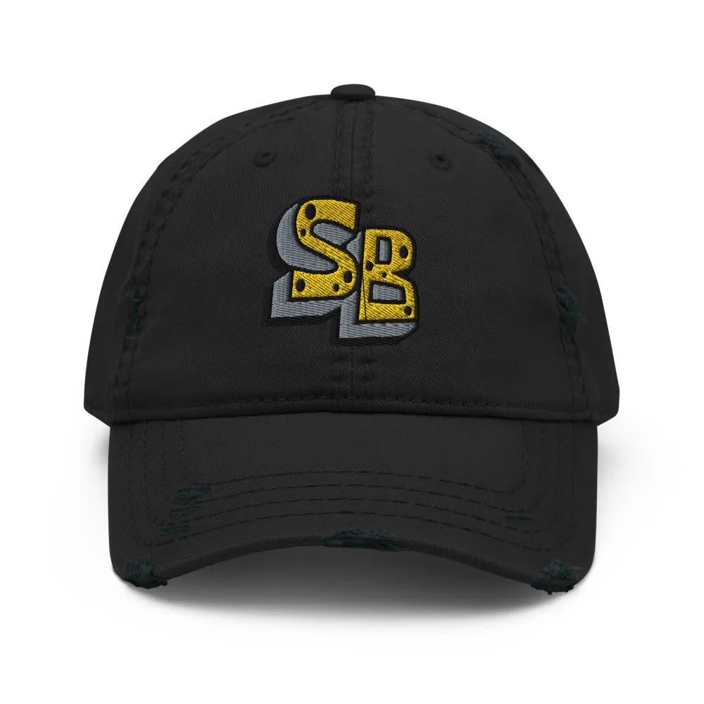 SpongeBob SquarePants Embroidered Distressed Dad Hat sold by MTV