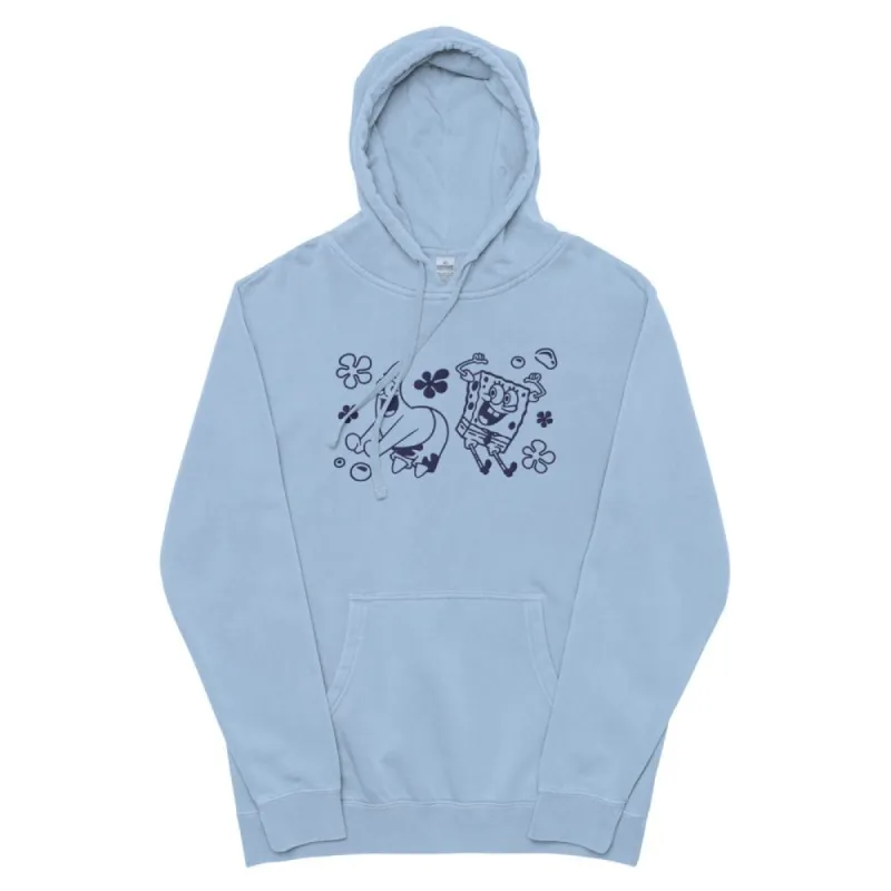 SpongeBob SquarePants Dancing Buddies Embroidered Unisex Hoodie sold by MTV