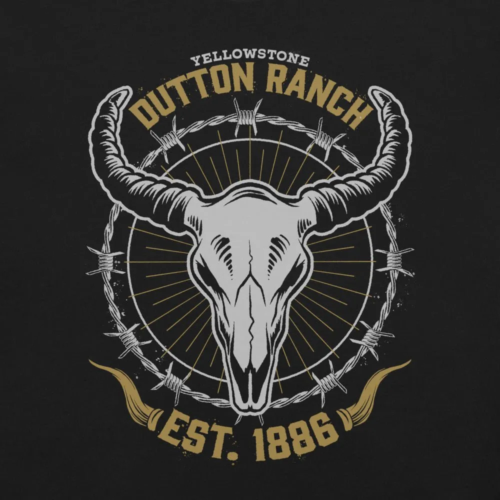 Yellowstone Dutton Ranch Skull Unisex T-Shirt sold by MTV product image thumbnail 2