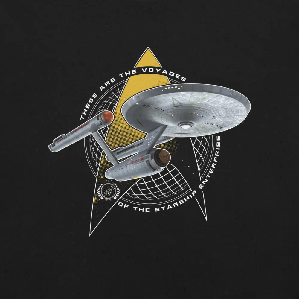 Star Trek: The Original Series These Are The Voyages Unisex T-Shirt sold by MTV