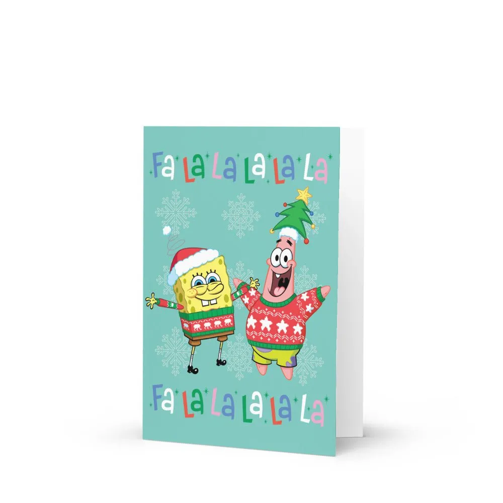 SpongeBob SquarePants FaLaLa Holiday Card sold by MTV