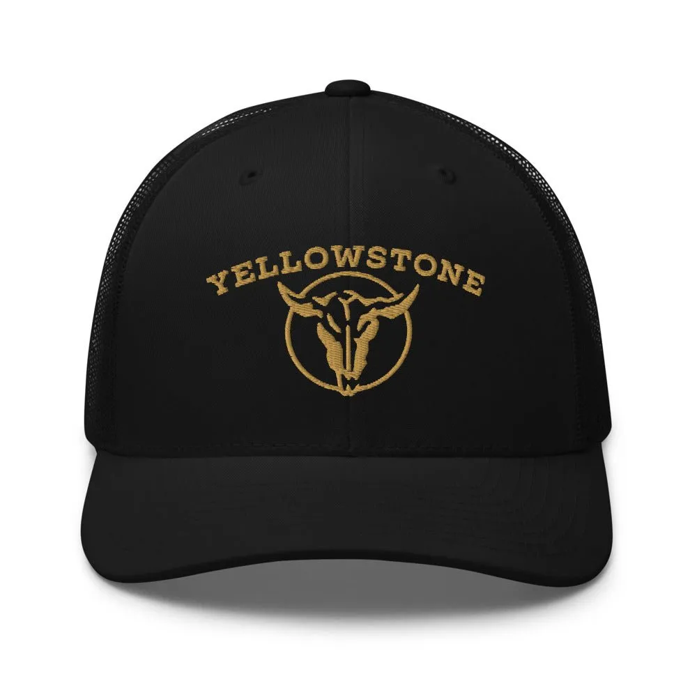 Yellowstone Gold Skull Trucker Hat sold by MTV