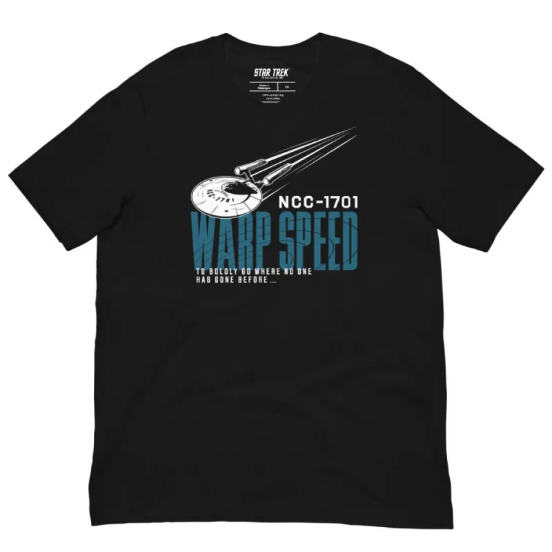 Star Trek NCC-1701 Warp Speed Unisex T-Shirt sold by MTV