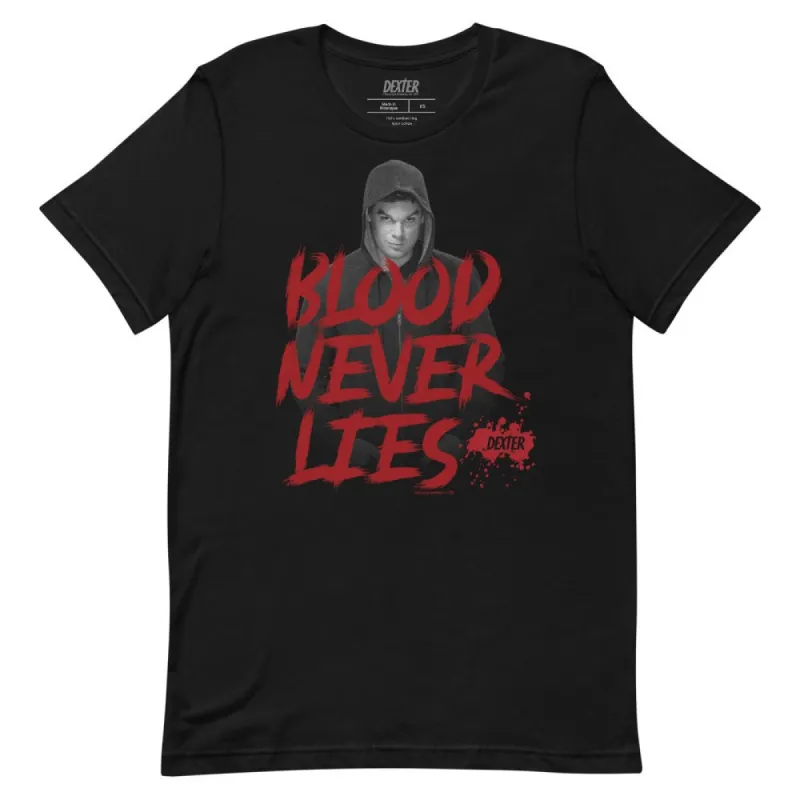 Dexter Blood Never Lies Unisex T-Shirt sold by MTV