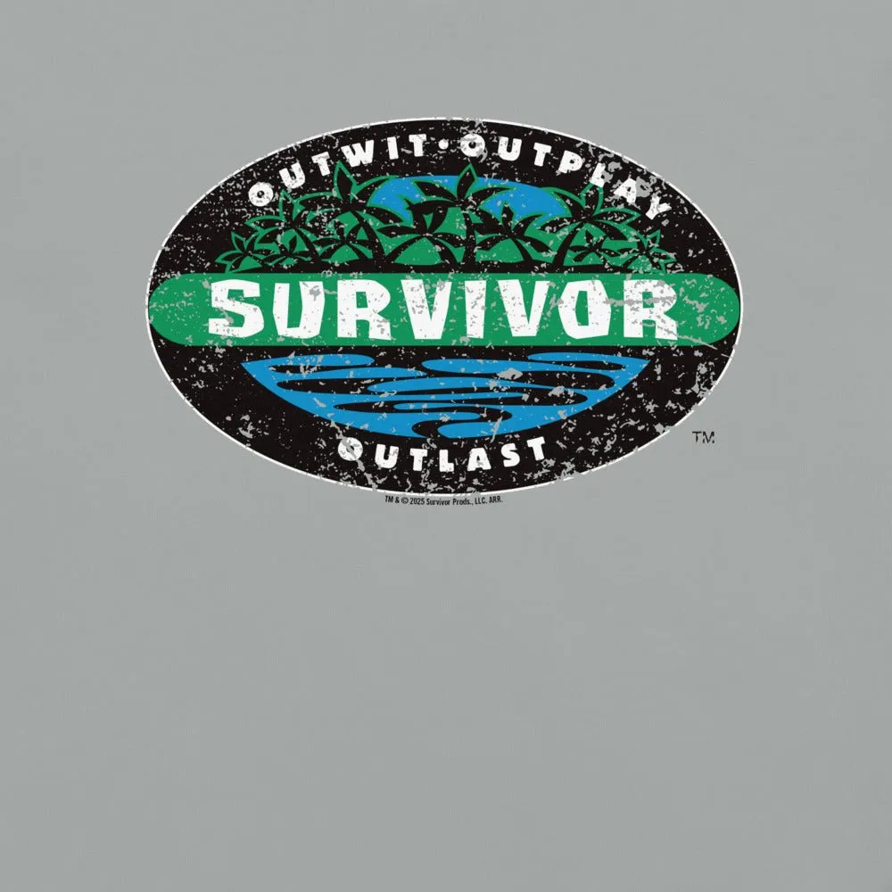 Survivor Season 1 Vintage Logo Comfort Colors Unisex T-Shirt sold by MTV product image thumbnail 2