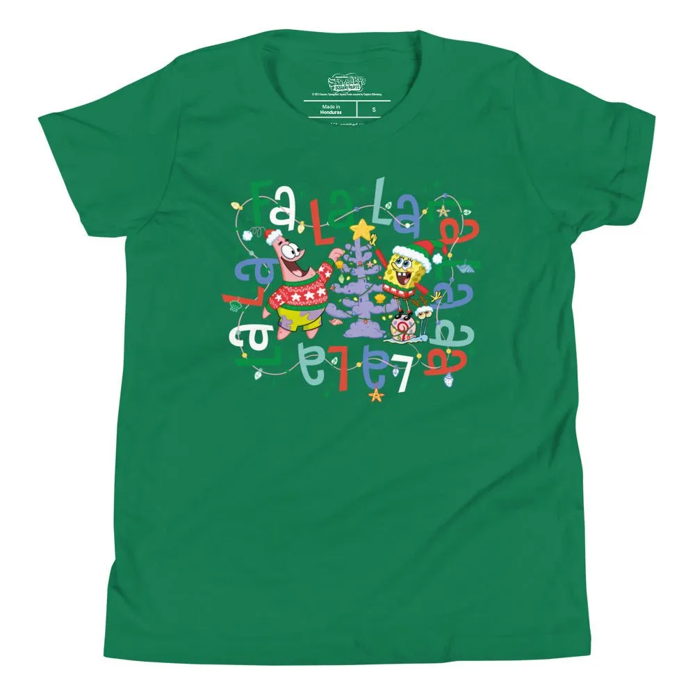 SpongeBob Squarepants Holiday Youth T-Shirt sold by MTV product image thumbnail 2