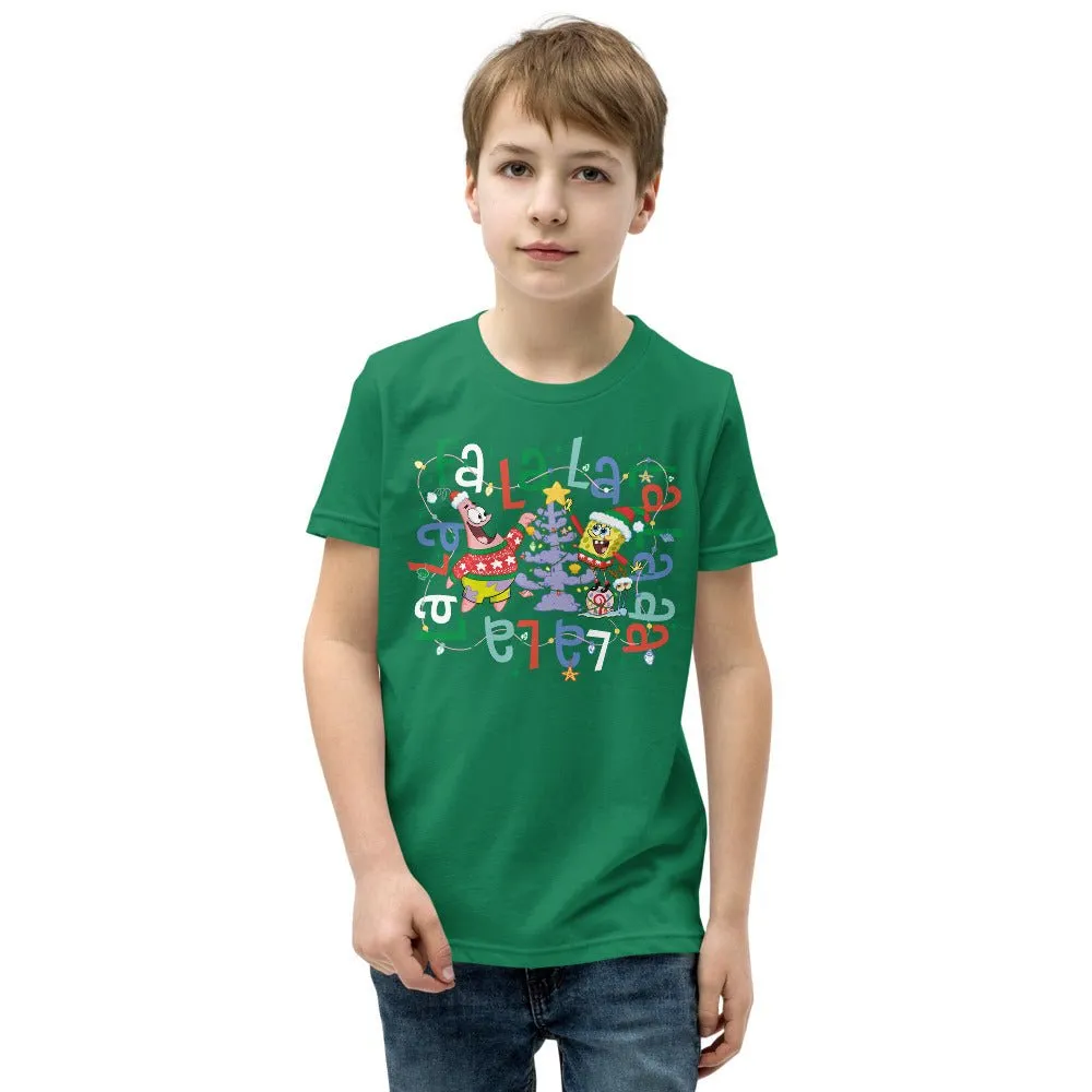 SpongeBob Squarepants Holiday Youth T-Shirt sold by MTV product image thumbnail 4