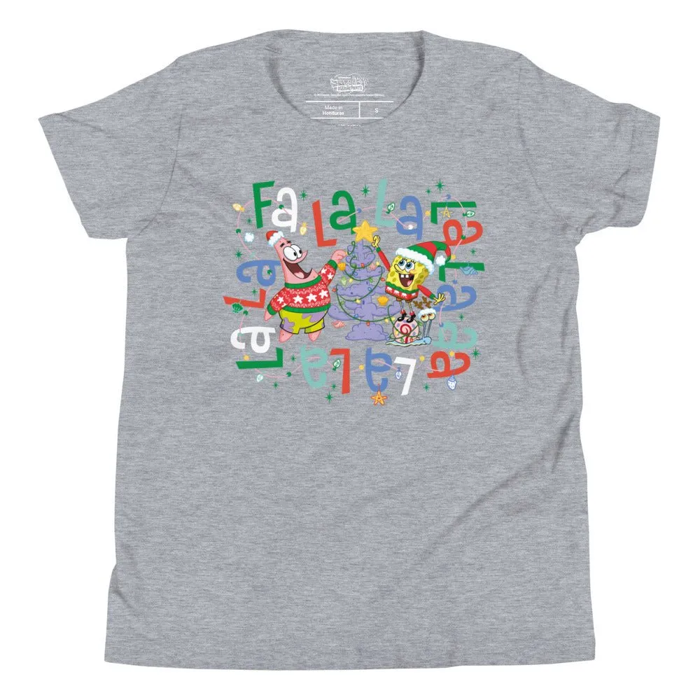 SpongeBob Squarepants Holiday Youth T-Shirt sold by MTV