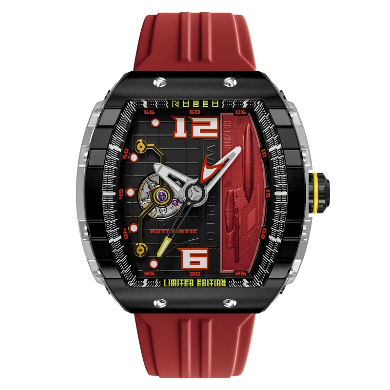 Magellan Automatic Star Trek Warp Speed Limited Edition Nubeo Watch - Picard Red sold by MTV