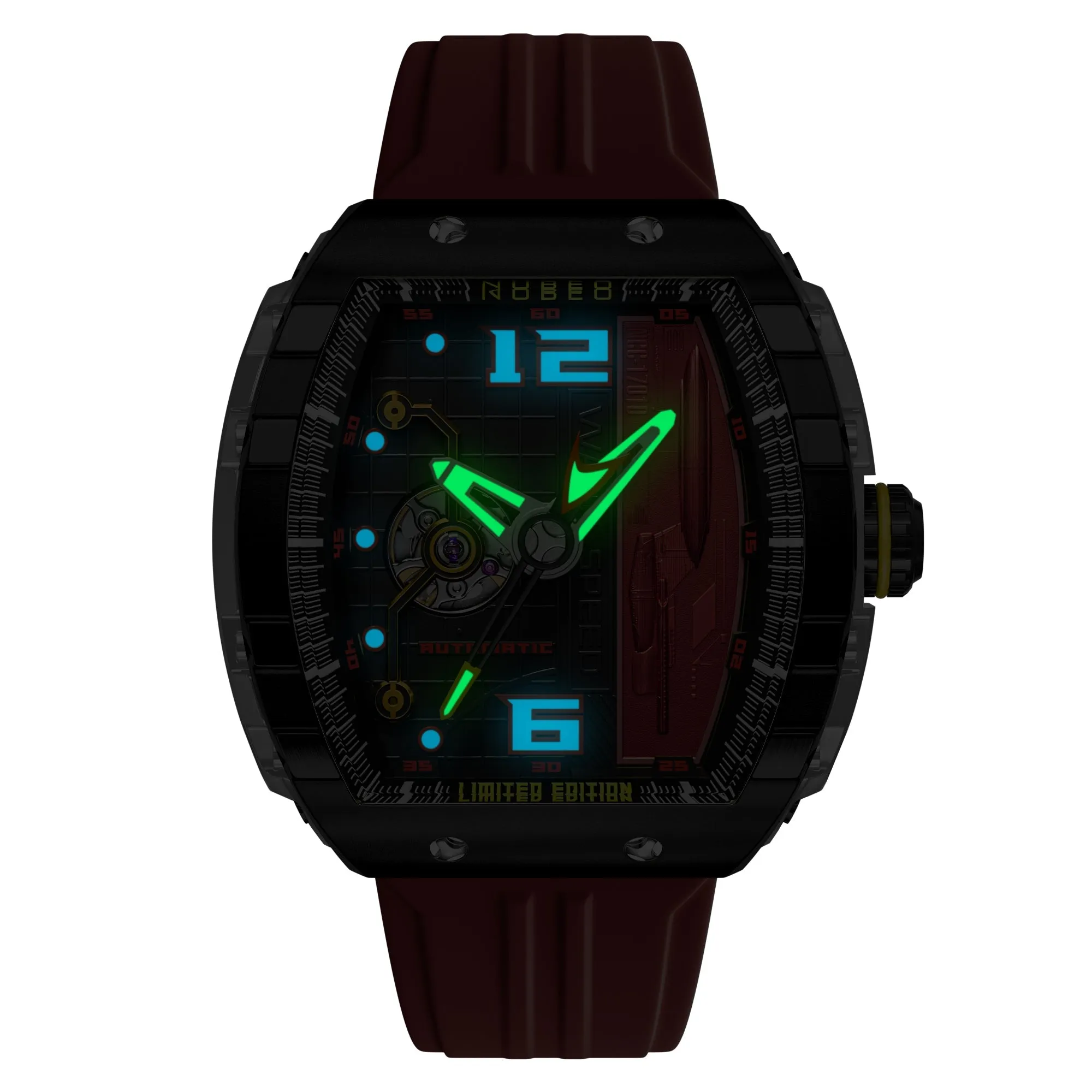 Magellan Automatic Star Trek Warp Speed Limited Edition Nubeo Watch - Picard Red sold by MTV product image thumbnail 2