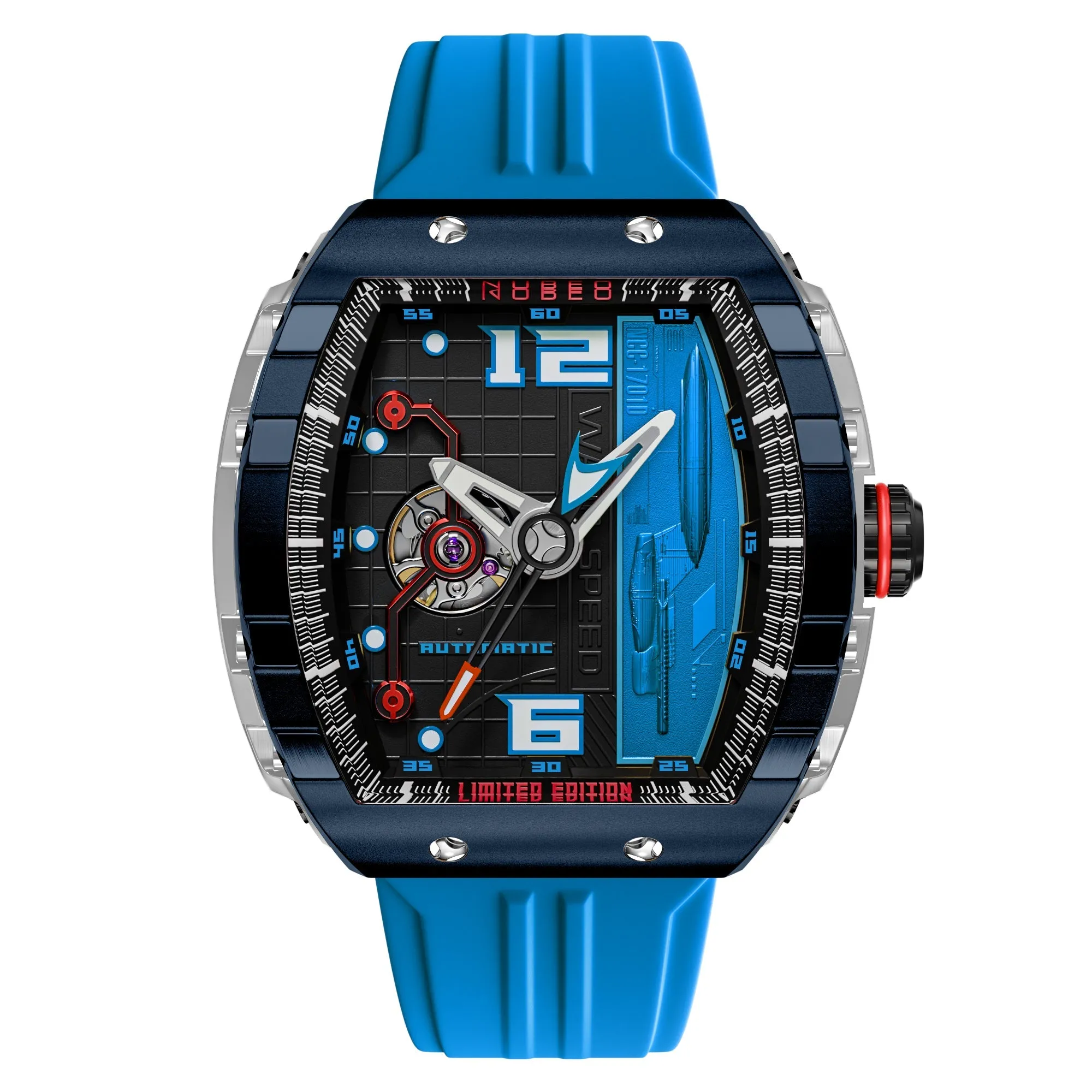 Magellan Automatic Star Trek Warp Speed Limited Edition Nubeo Watch - Troi Blue sold by MTV