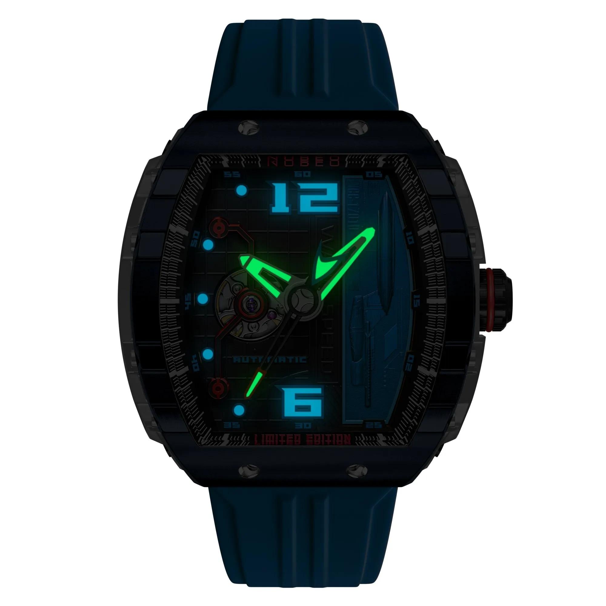 Magellan Automatic Star Trek Warp Speed Limited Edition Nubeo Watch - Troi Blue sold by MTV product image thumbnail 2