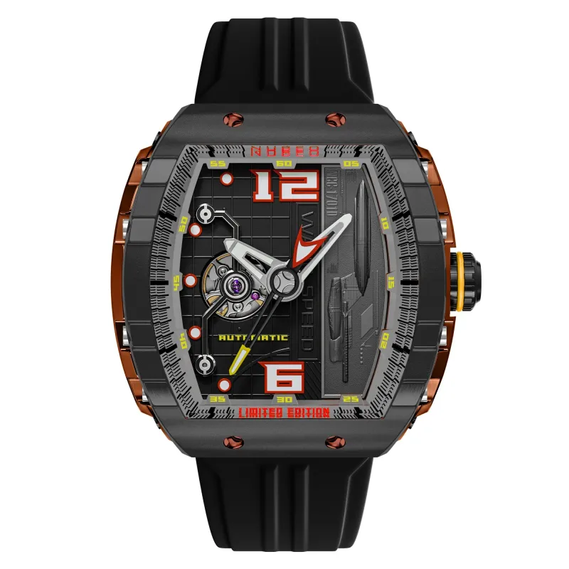 Magellan Automatic Star Trek Warp Speed Limited Edition Nubeo Watch - Riker Black sold by MTV