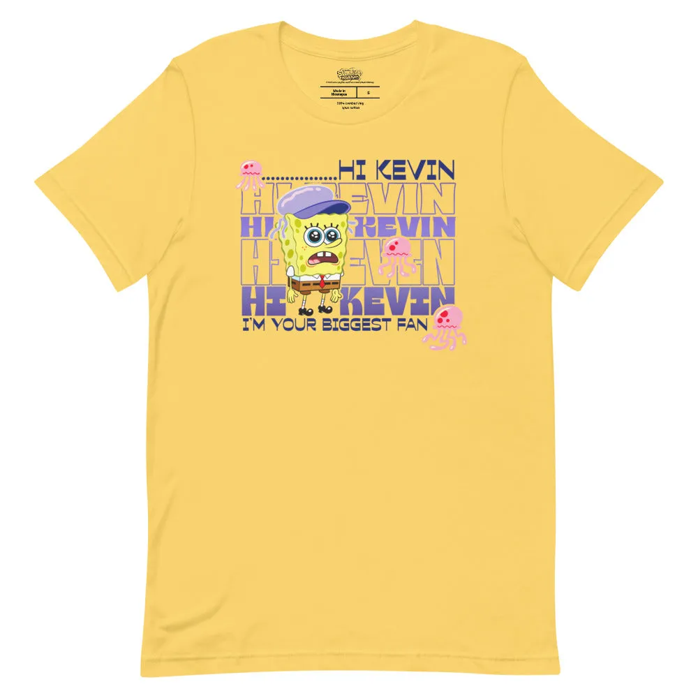 SpongeBob SquarePants Hi Kevin Unisex T-Shirt sold by MTV