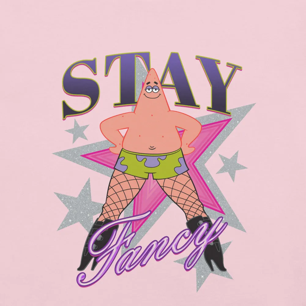 SpongeBob SquarePants Patrick Fishnets Stay Fancy Unisex T-Shirt sold by MTV product image thumbnail 2