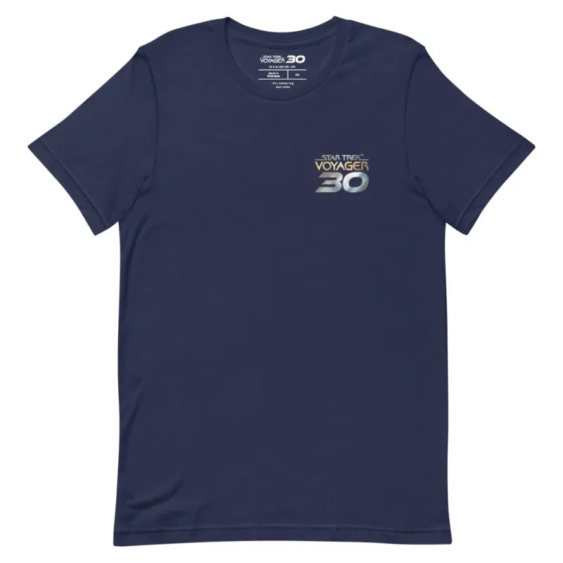 Star Trek: Voyager 30th Anniversary Logo Unisex T-Shirt sold by MTV