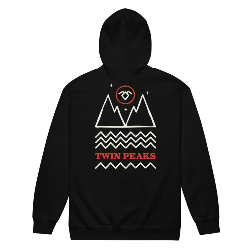 Twin Peaks City Unisex Heavy Blend Zip-Up Hoodie sold by MTV