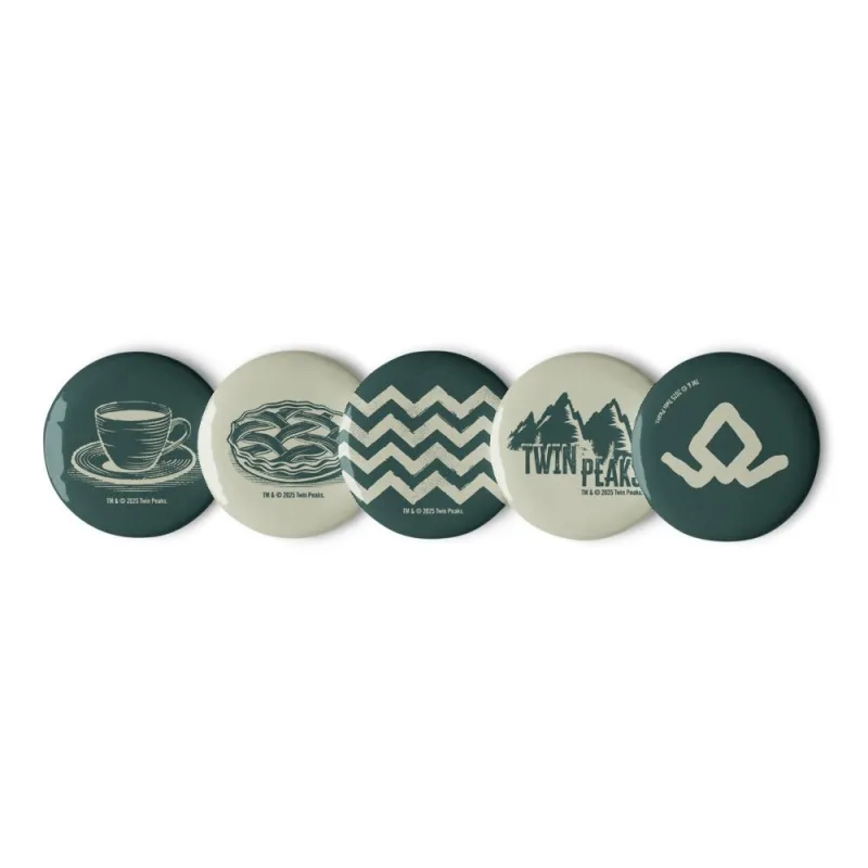 Twin Peaks Icons 5 Pin Set sold by MTV