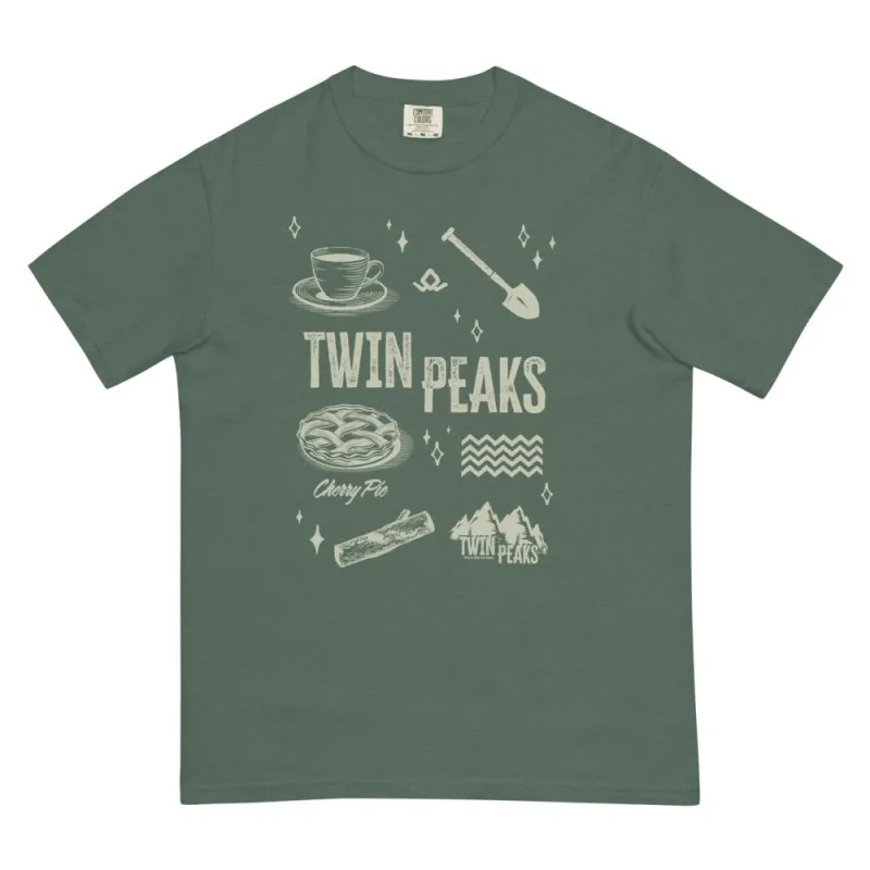 Twin Peaks Icons Comfort Colors T-Shirt sold by MTV