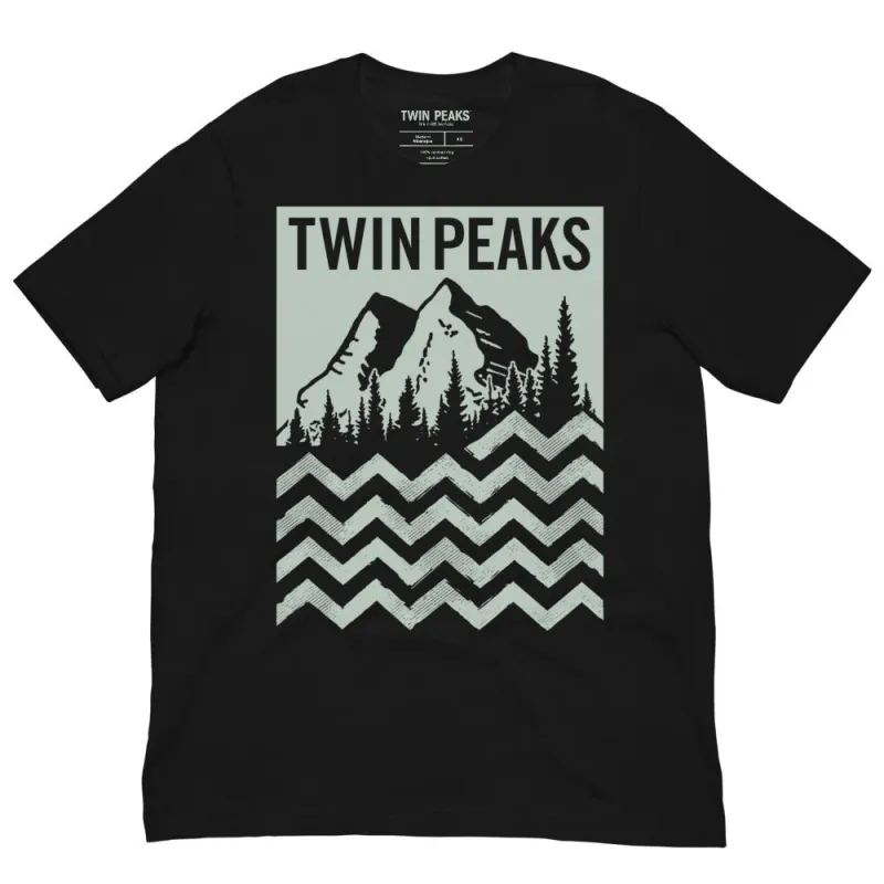 Twin Peaks Mountain Line T-Shirt sold by MTV