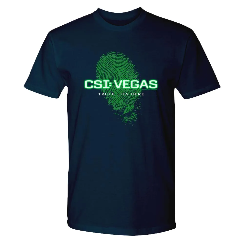 CSI: Vegas Truth Lies Here Adult Short Sleeve T-Shirt sold by MTV product image thumbnail 2