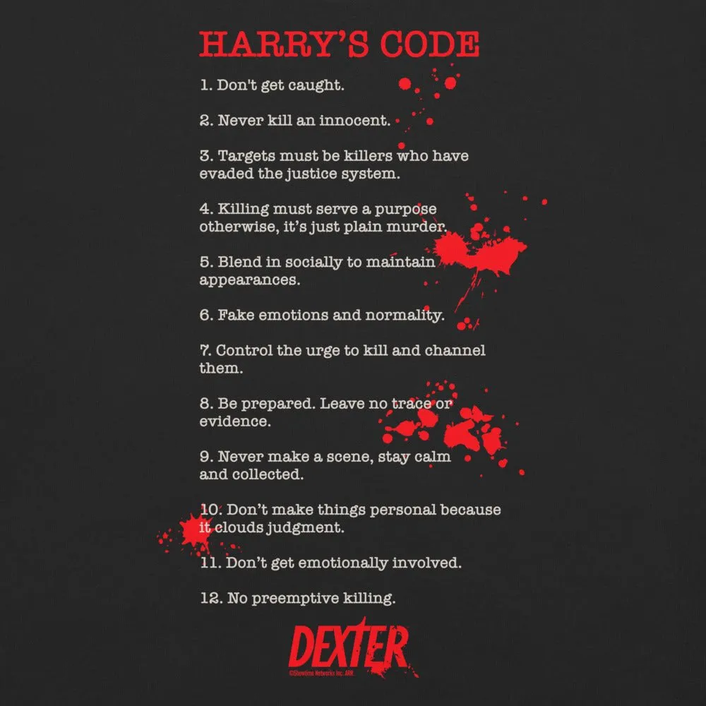 Dexter Harry's Code Comfort Colors T-Shirt sold by MTV product image thumbnail 3