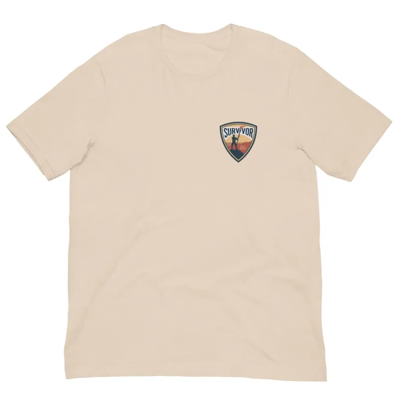 Survivor Badge Unisex T-Shirt sold by MTV