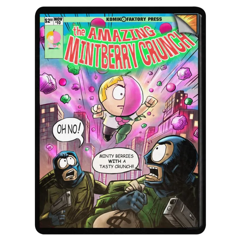 South Park Mintberry Crunch Premium Sherpa Blanket sold by MTV