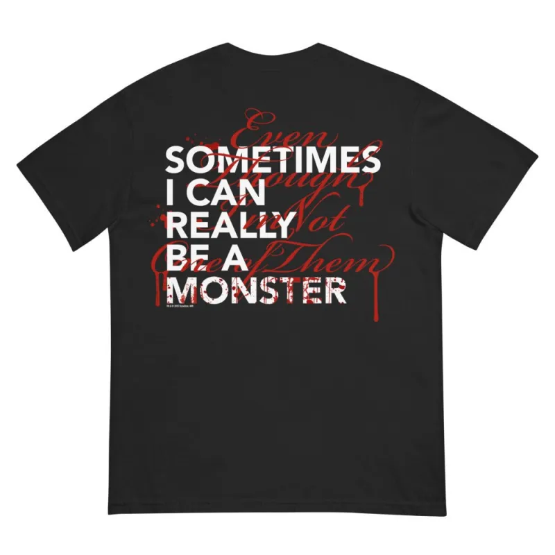 Dexter Sometimes I Can Really Be A Monster Unisex Comfort Colors T-Shirt sold by MTV