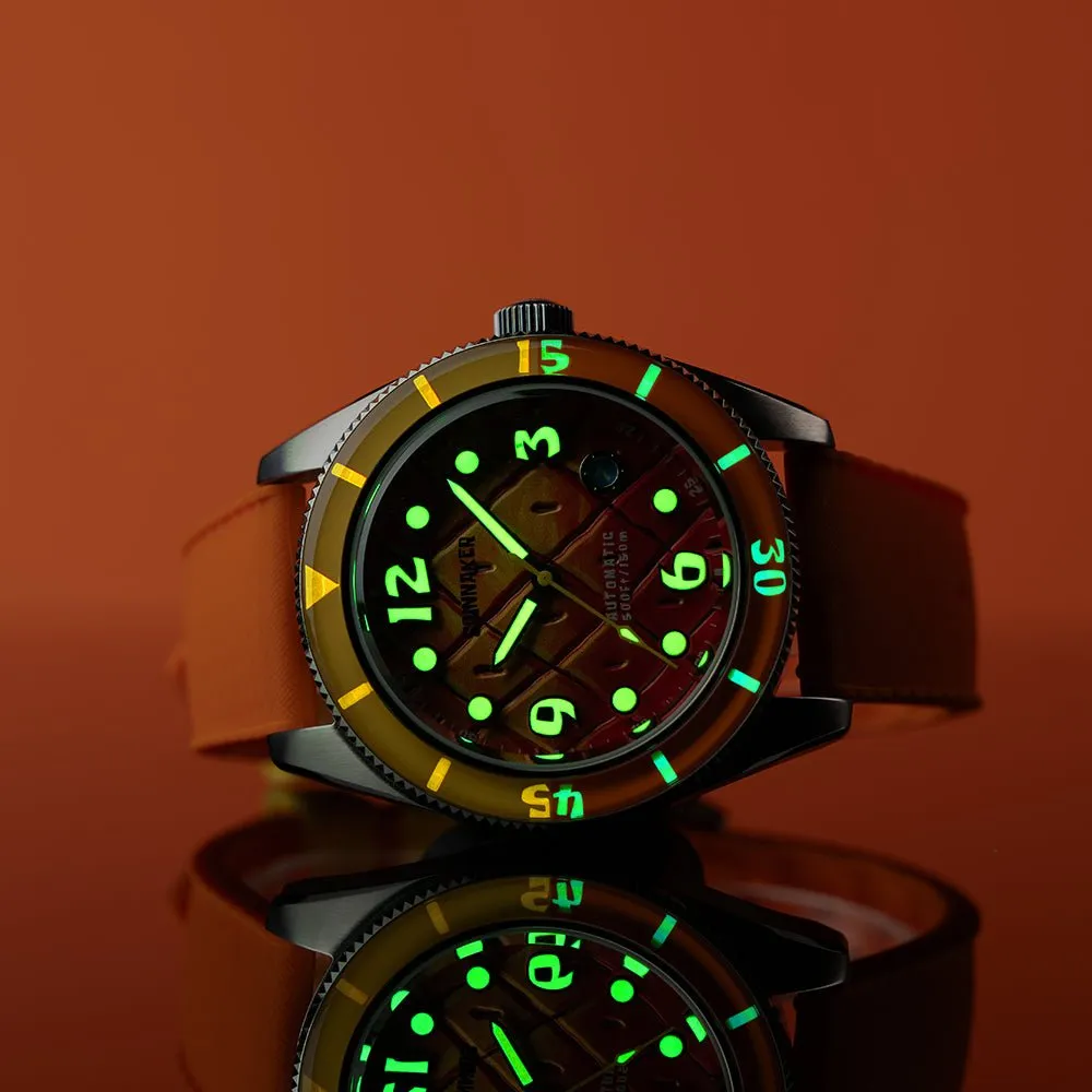 Spinnaker Fleuss Automatic SpongeBob SquarePants Conch Street Limited Edition Orange Watch sold by MTV product image thumbnail 3