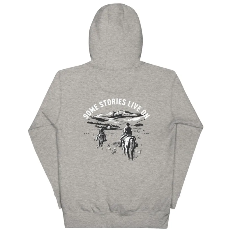 Yellowstone Some Stories Live On Unisex Premium Hoodie sold by MTV