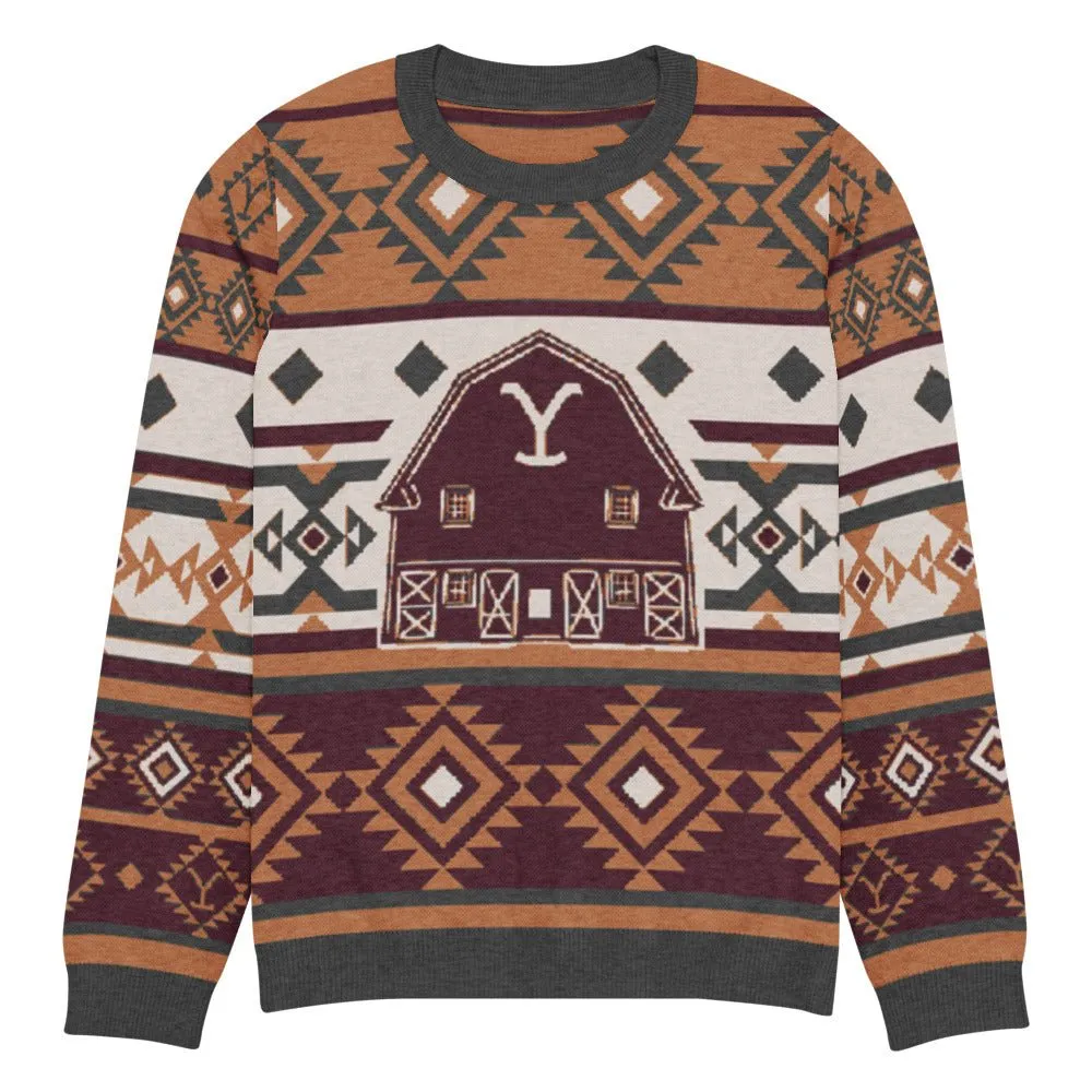 Yellowstone Barn Unisex Knit Sweater sold by MTV
