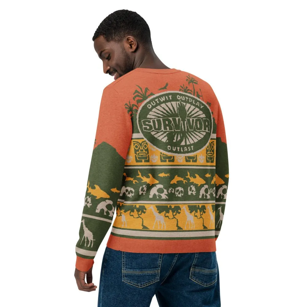 Survivor Outwit Outplay Outlast Unisex Knit Sweater sold by MTV product image thumbnail 4