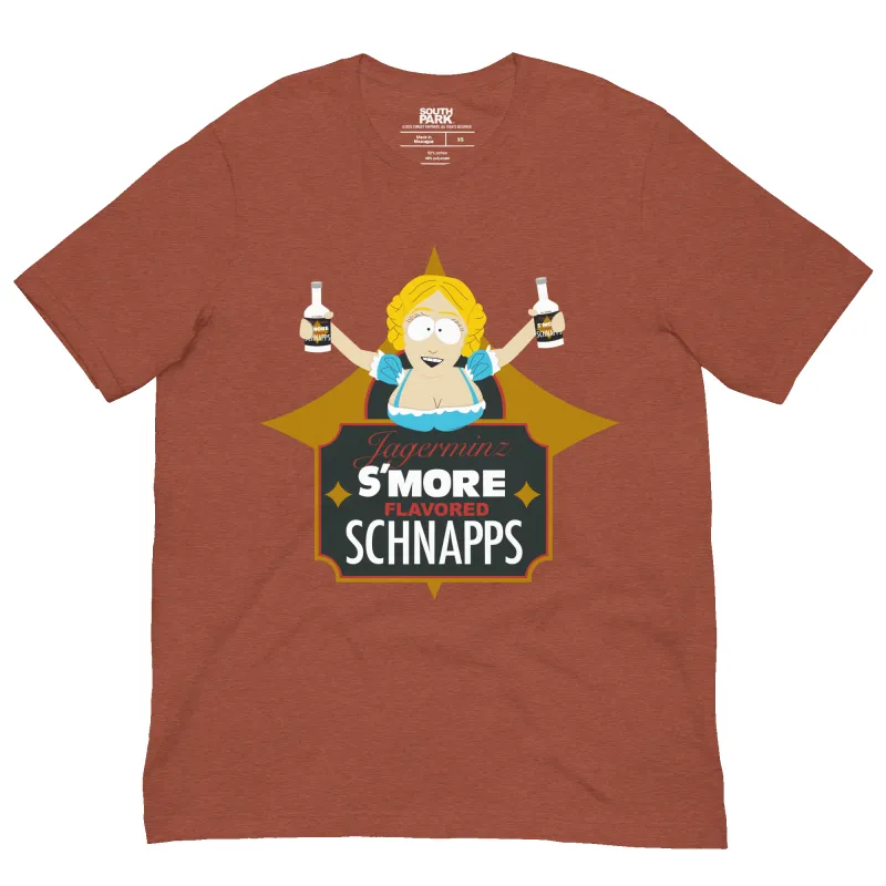 South Park Jagerminz S'more Flavored Schnapps Unisex T-Shirt made by MTV