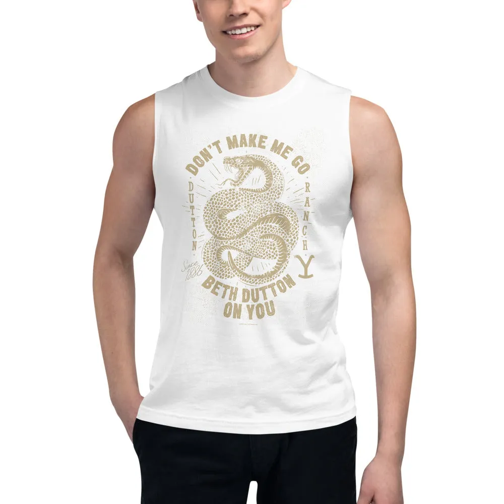 Yellowstone Snake Don't Make Me Go Beth Dutton On You Unisex Tank Top sold by MTV product image thumbnail 5
