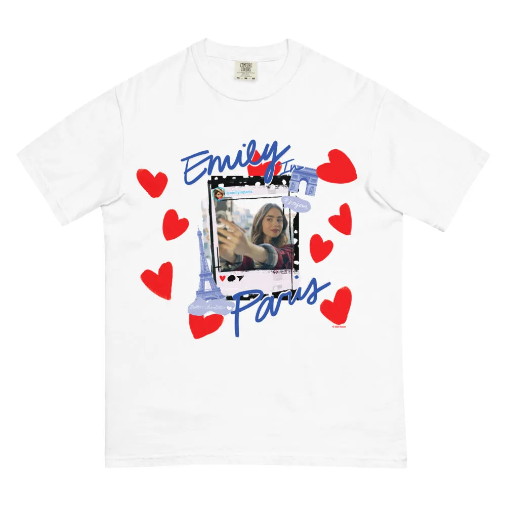 Emily in Paris Comfort Colors T-Shirt Selfie sold by MTV product image thumbnail 5