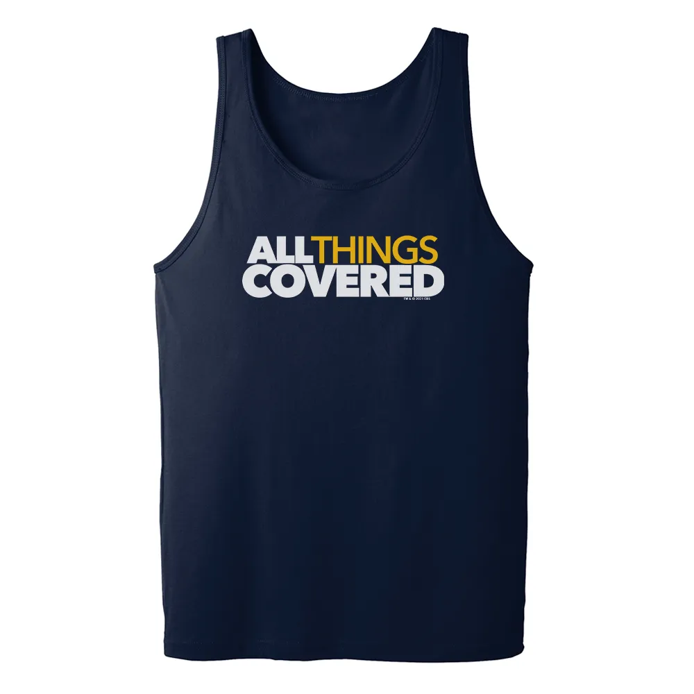 All Things Covered Podcast White Logo Adult Tank Top sold by MTV product image thumbnail 2