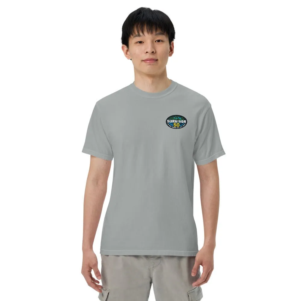 Survivor Comfort Colors T-Shirt 50 Seasons Logo sold by MTV product image thumbnail 5
