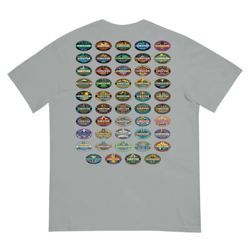 Survivor Comfort Colors T-Shirt 50 Seasons Logo made by MTV