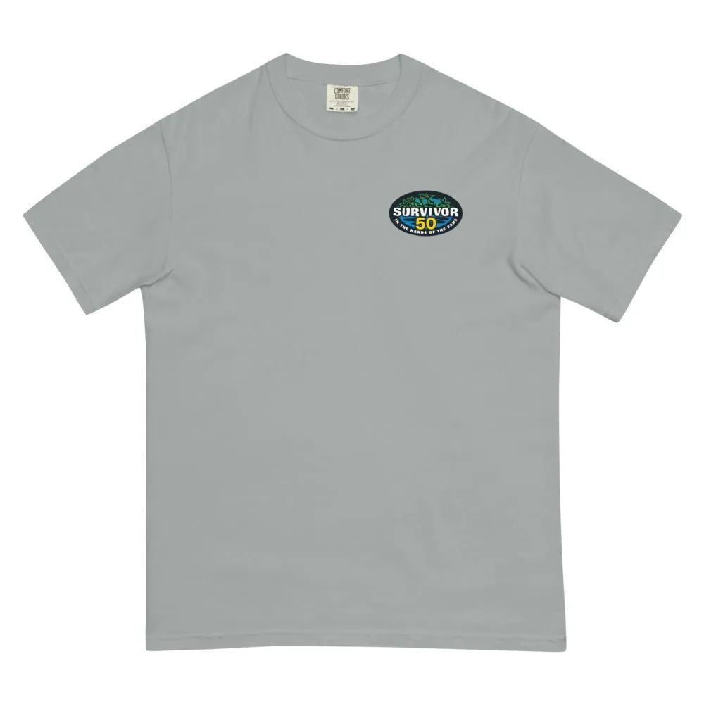Survivor Comfort Colors T-Shirt 50 Seasons Logo sold by MTV product image thumbnail 3